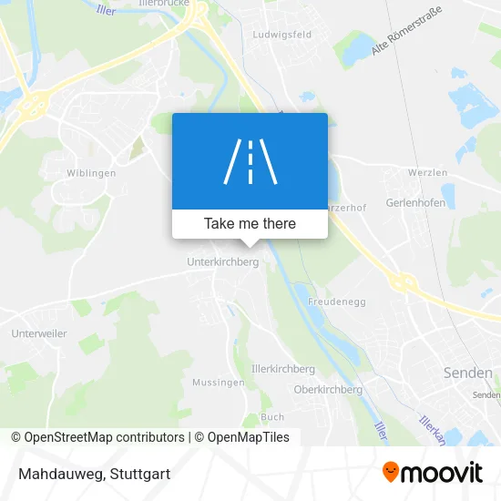 Карта Mahdauweg