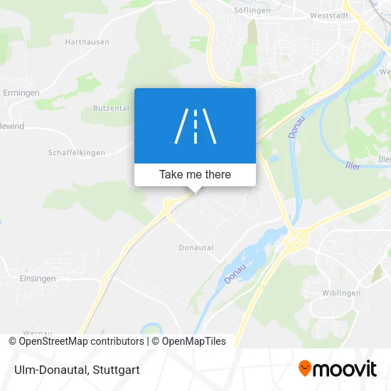 Карта Ulm-Donautal