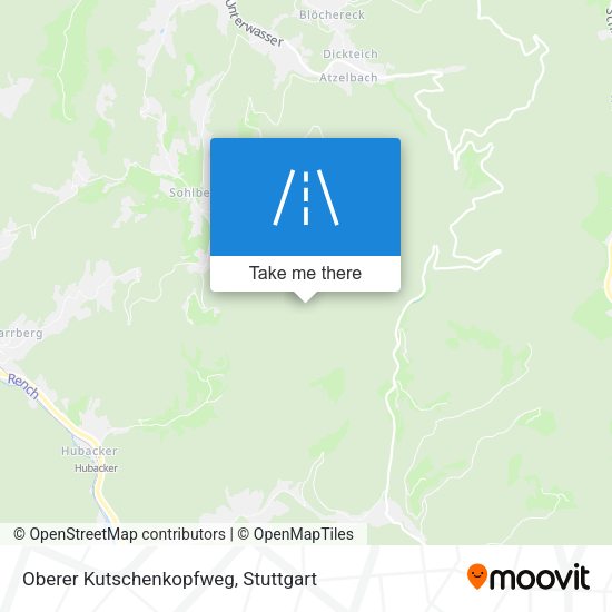 Oberer Kutschenkopfweg map