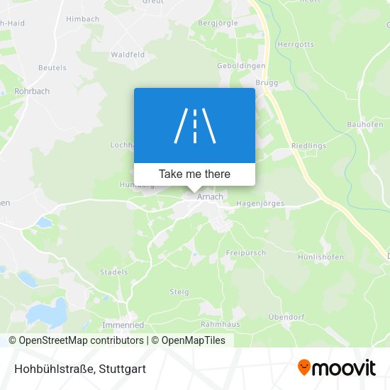 Hohbühlstraße map