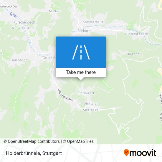 Holderbrünnele map