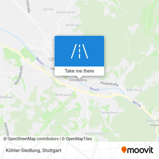 Карта Köhler-Siedlung