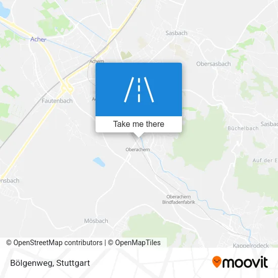 Карта Bölgenweg
