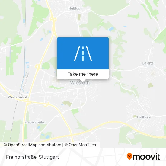 Карта Freihofstraße
