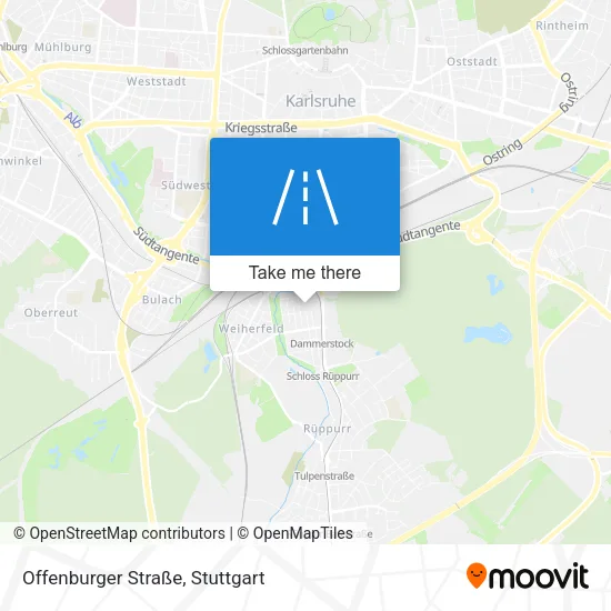 Карта Offenburger Straße