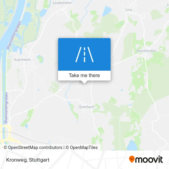 Kronweg map
