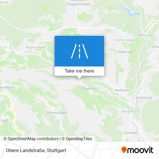 Obere Landstraße map
