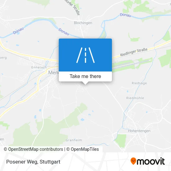 Карта Posener Weg