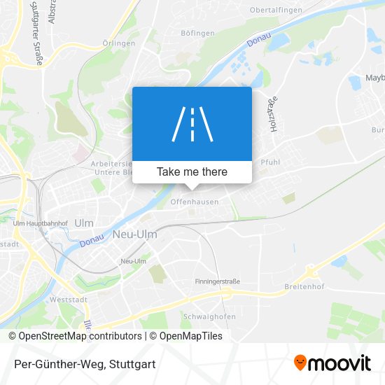 Per-Günther-Weg map