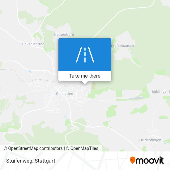 Карта Stuifenweg