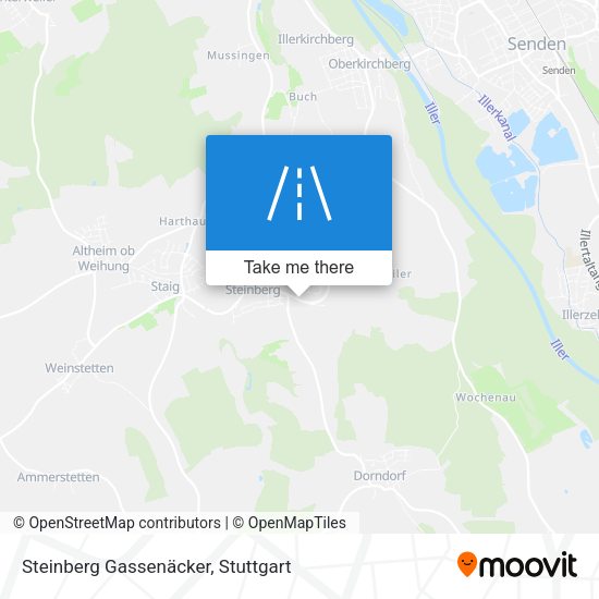 Steinberg Gassenäcker map
