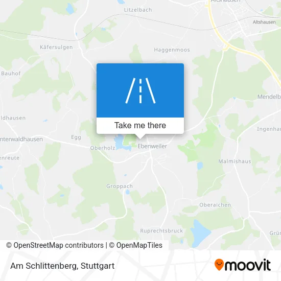 Карта Am Schlittenberg