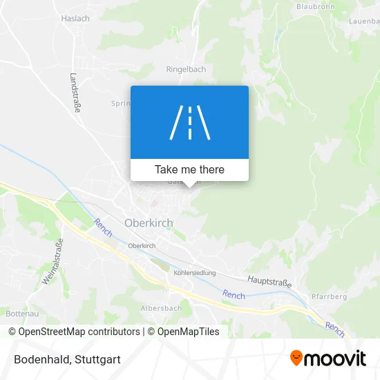 Карта Bodenhald