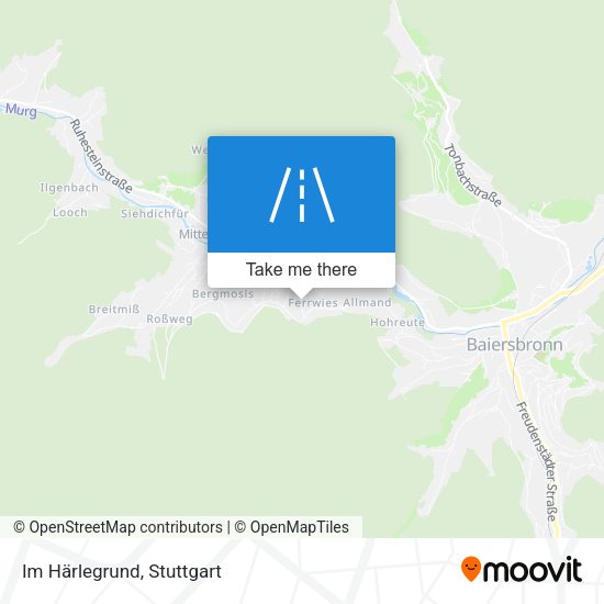 Im Härlegrund map