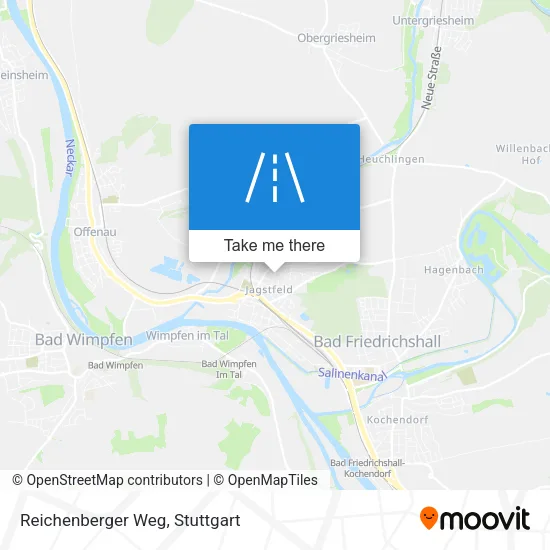 Карта Reichenberger Weg