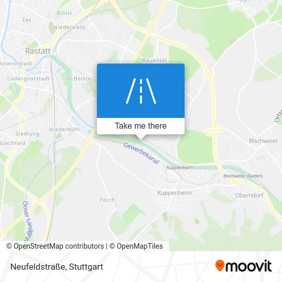 Карта Neufeldstraße