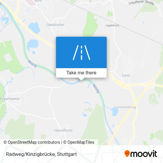 Radweg/Kinzigbrücke map