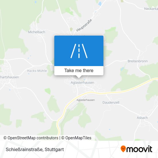 Карта Schießrainstraße