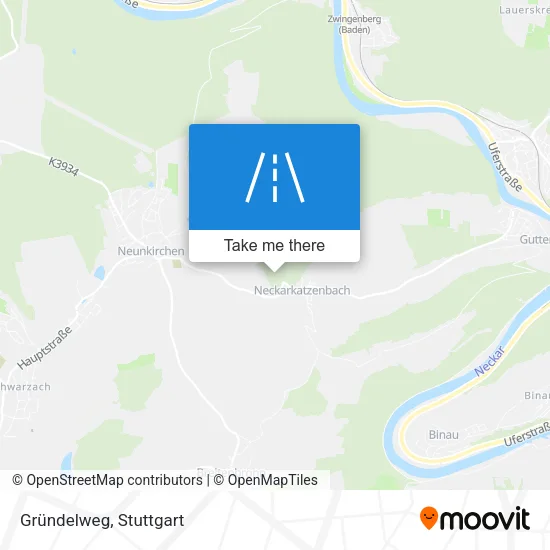 Gründelweg map