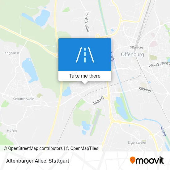 Карта Altenburger Allee