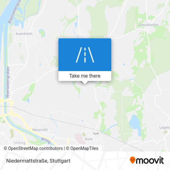 Niedermattstraße map
