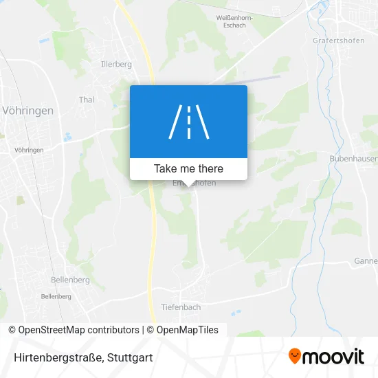 Карта Hirtenbergstraße