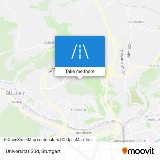 Карта Universität Süd