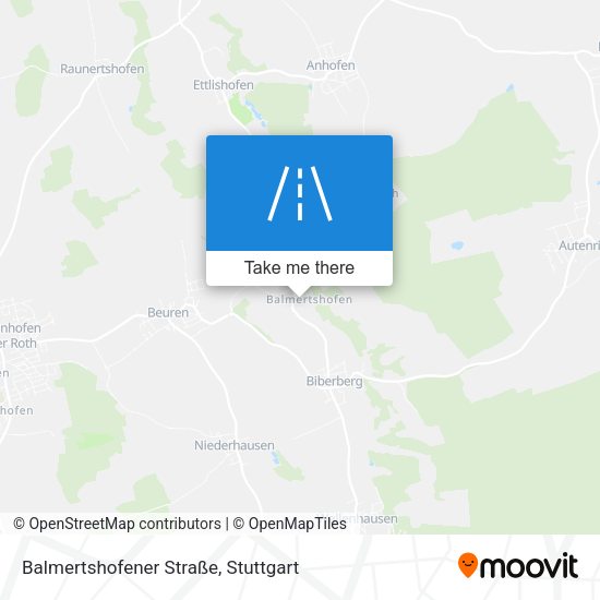 Balmertshofener Straße map