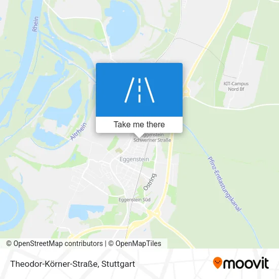 Карта Theodor-Körner-Straße