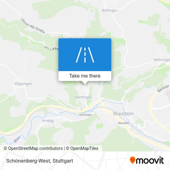 Schönenberg-West map
