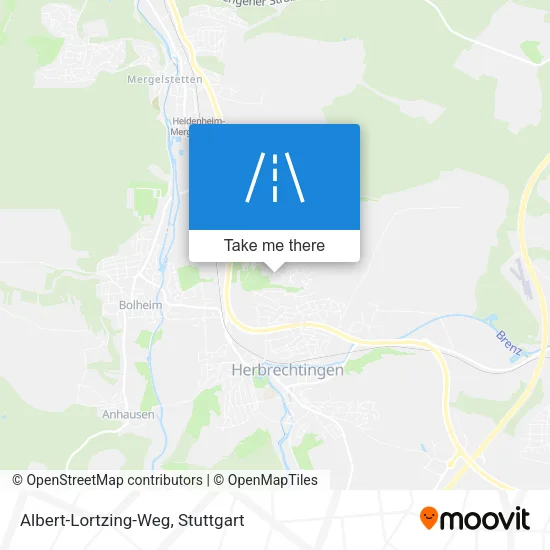 Карта Albert-Lortzing-Weg