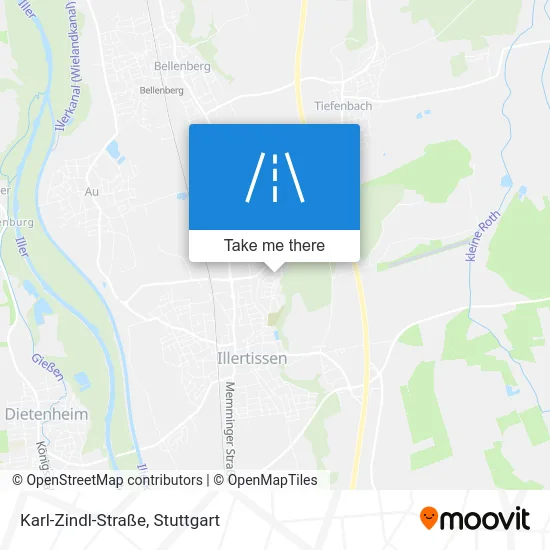Карта Karl-Zindl-Straße