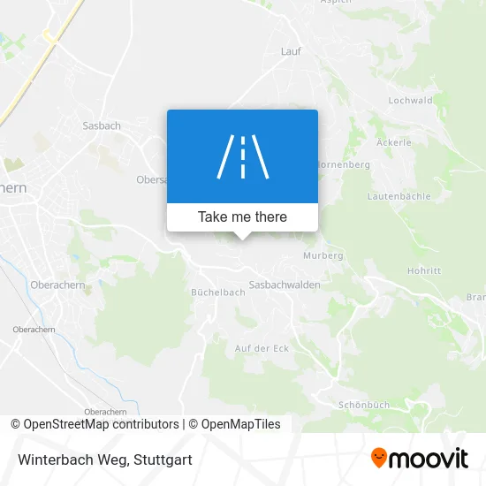 Карта Winterbach Weg