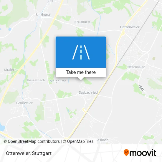 Ottenweier map
