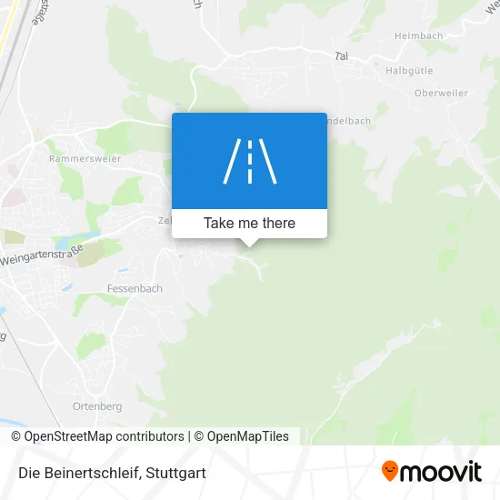 Карта Die Beinertschleif