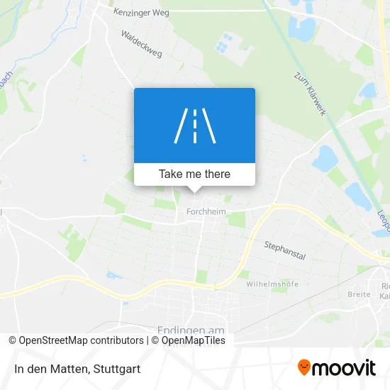 Карта In den Matten