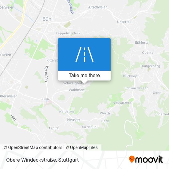 Карта Obere Windeckstraße