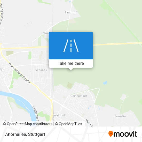 Карта Ahornallee