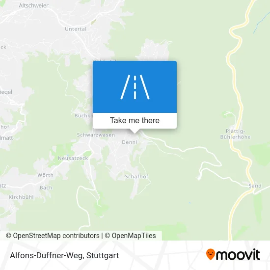 Alfons-Duffner-Weg map