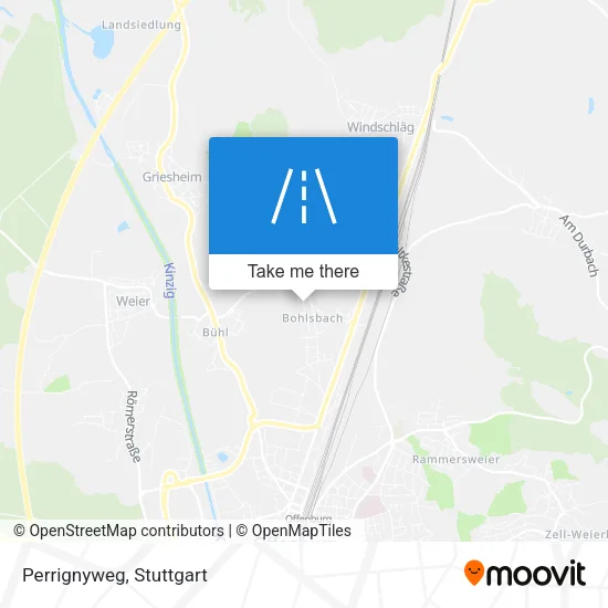 Карта Perrignyweg