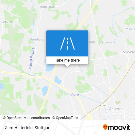 Карта Zum Hinterfeld