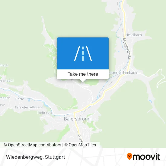 Карта Wiedenbergweg