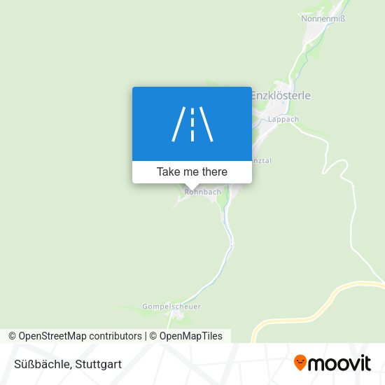 Süßbächle map