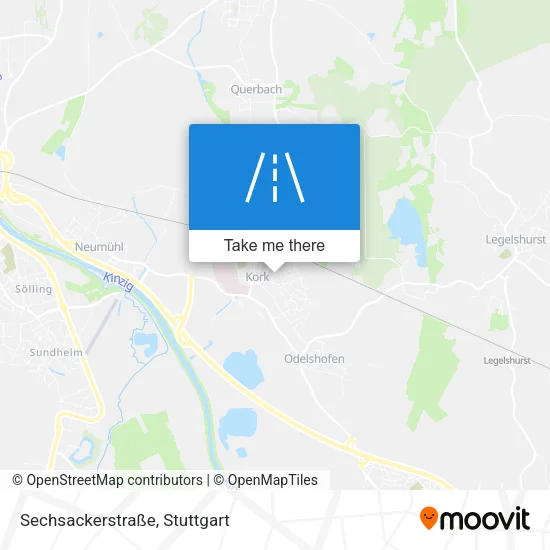 Карта Sechsackerstraße