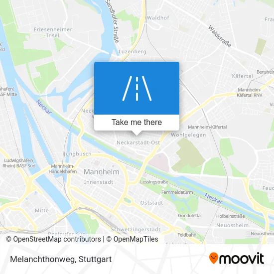 Карта Melanchthonweg