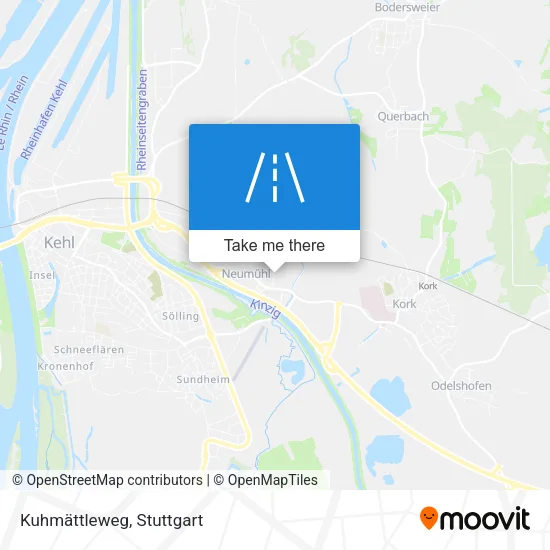 Карта Kuhmättleweg