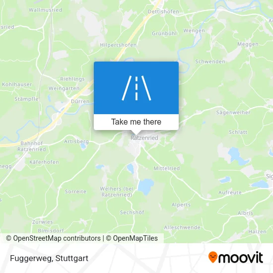 Карта Fuggerweg