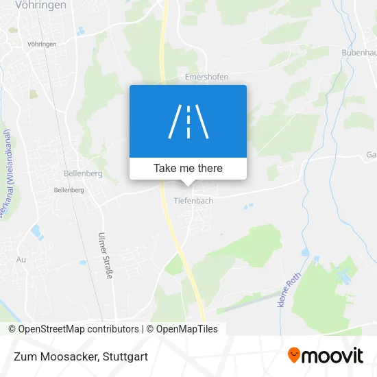 Карта Zum Moosacker