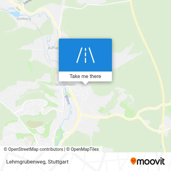 Lehmgrubenweg map