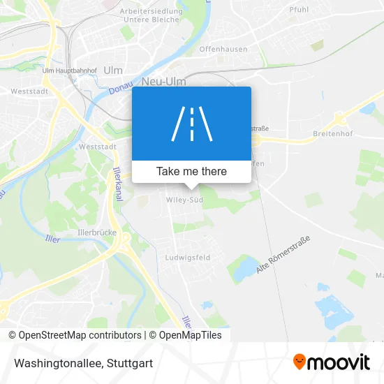 Карта Washingtonallee